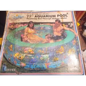 1998 Intex The‎ Wet Set 77" 3 ring aquarium pool
